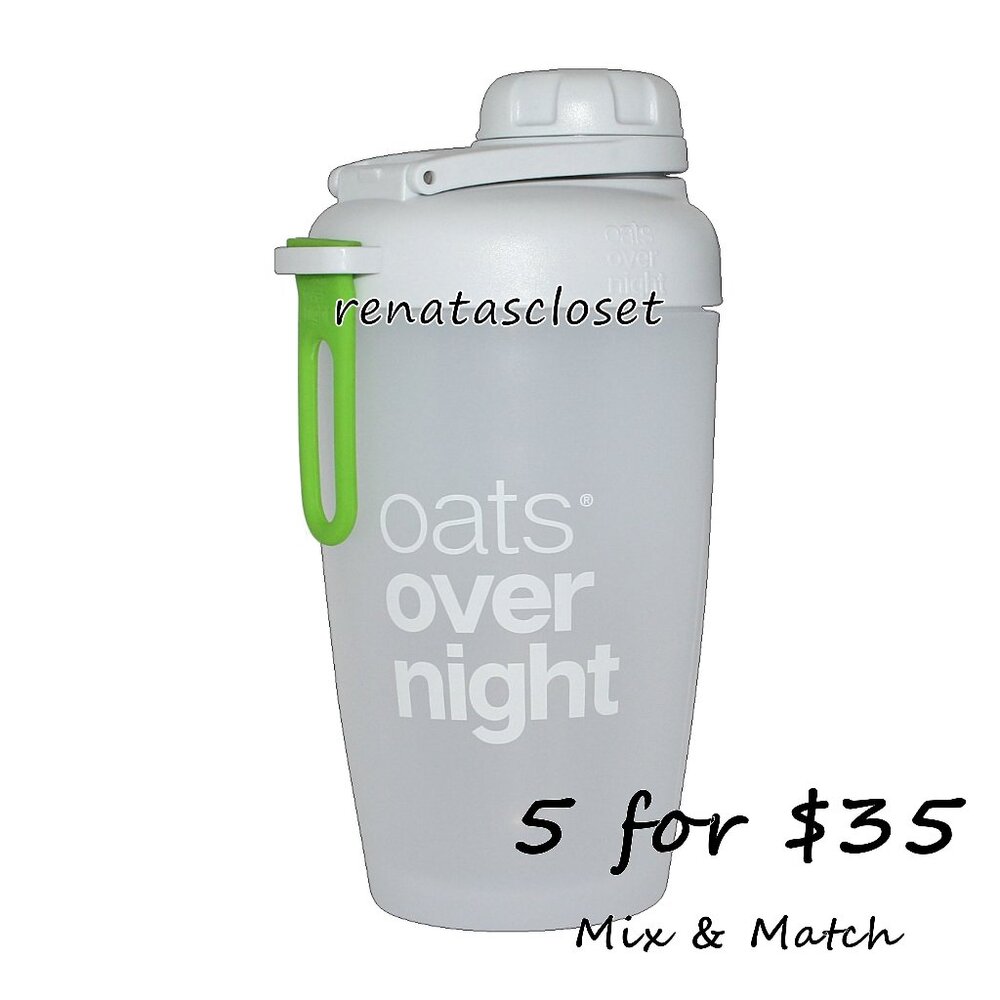 Oats Overnight Shaker Bottle NWOT